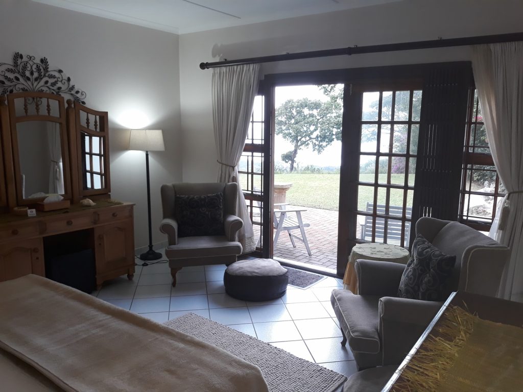 Bedroom sliding doors to patio